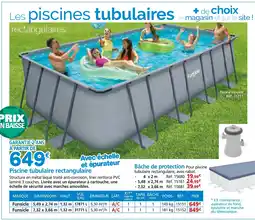 Provence Outillage Piscine tubulaire rectangulaire offre