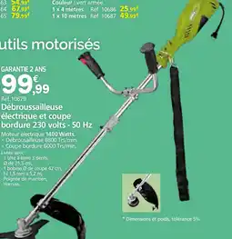 Provence Outillage Débroussailleuse électrique et coupe bordure 230 volts - 50 Hz offre