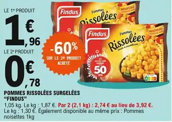 E.Leclerc Pommes rissolées surgelées offre
