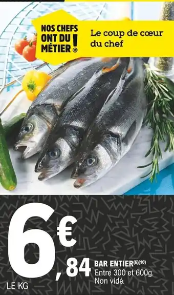 E.Leclerc Bar entier offre