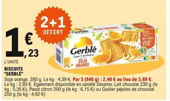 E.Leclerc Biscuits "gerblé" offre