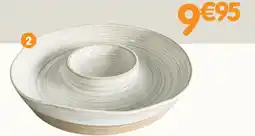 b&m Plat de service pour chips et sauce offre