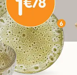 b&m Asseitte a dessert tachetee offre