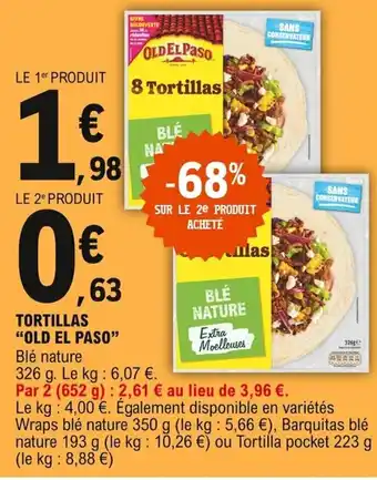E.Leclerc Tortillas offre