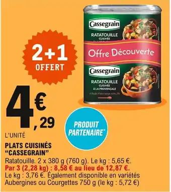 E.Leclerc Plats cuisinés offre