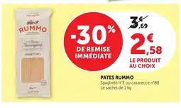 U Express Rummo spaghetti n°3 offre