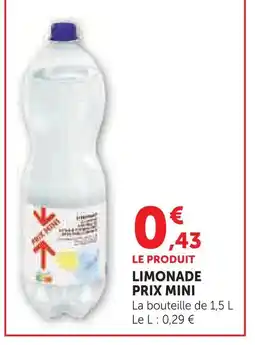 U Express Prix mini limonade offre