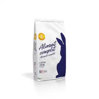 Gamm vert Aliment complet pour lapin offre