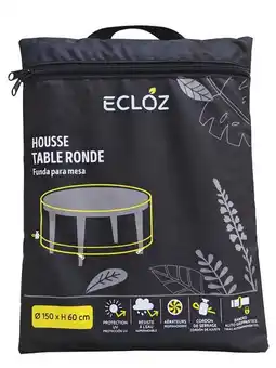 Gamm vert Ecloz housse pour table ronde ecloz offre