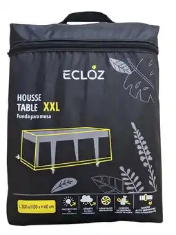 Gamm vert Ecloz housse pour table taille xxl ecloz offre