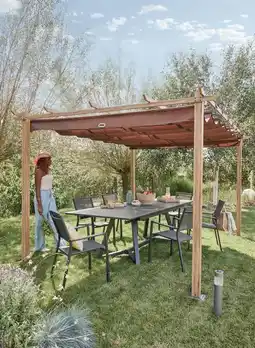 Gamm vert Ecloz gazebo toit coulissant ecloz offre