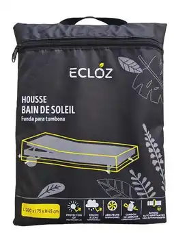 Gamm vert Ecloz housse pour bain de soleil ecloz offre