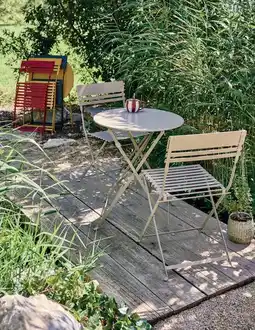 Gamm vert Ecloz set de balcon pliant faro ecloz​ offre