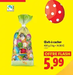 Lidl Favorina œufs à cacher offre