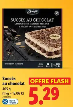 Lidl Deluxe succès au chocolat offre