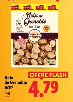 Lidl Saveurs de nos regions noix de grenoble aop offre