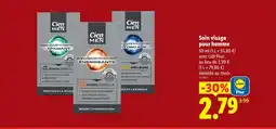 Lidl Cien men soin visage pour homme offre