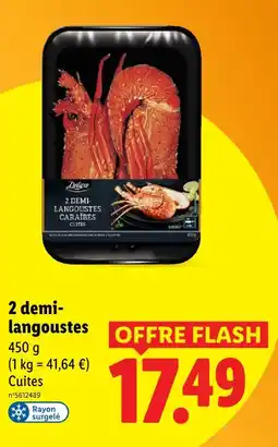 Lidl Deluxe 2 demi-langoustes offre