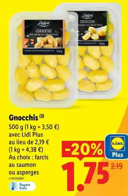 Lidl Deluxe gnocchis offre