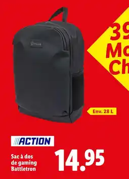 Lidl Battletron sac à dos de gaming battletron offre