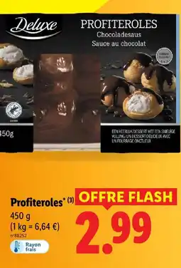 Lidl Deluxe profiteroles offre