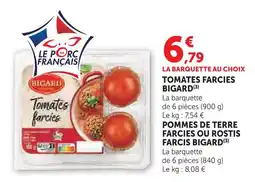Super U Bigard tomates farcies offre