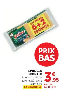 Super U Spontex eponges offre