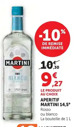 Super U Martini aperitif 14,5° offre