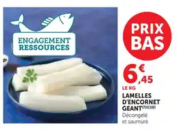 Super U Lamelles d'encornet géant offre