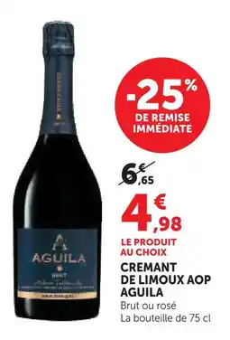 Super U Aguila cremant de limoux aop offre