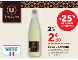 Super U U saveurs soda offre