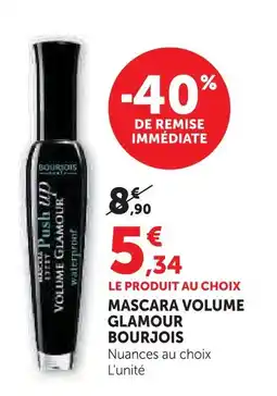 Super U Bourjois mascara volume glamour offre