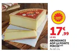 Super U Abondance aop offre