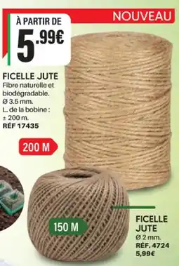 Shopix FICELLE JUTE offre