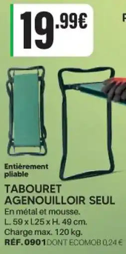 Shopix TABOURET AGENOUILLOIR SEUL offre
