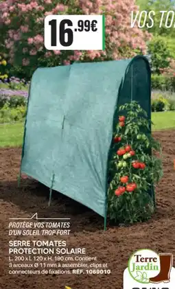 Shopix SERRE TOMATES PROTECTION SOLAIRE offre