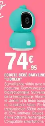 E.Leclerc Lionelo - ecoute bébé babyline offre