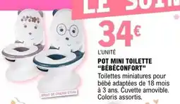 E.Leclerc Bébé confort - pot mini toilette offre