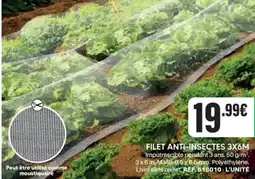 Shopix FILET ANTI-INSECTES 3X6M offre