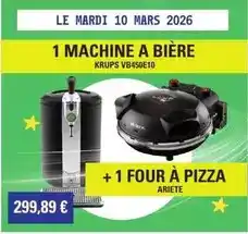 E.Leclerc Mars - 1 machine a bière offre