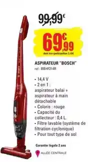 E.Leclerc Bosch - aspirateur offre