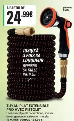 Shopix TUYAU PLAT EXTENSIBLE PRO AVEC PISTOLET offre