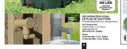 Shopix RÉCUPÉRATEUR D'EAU DE PLUIE DE GOUTTIÈRE offre