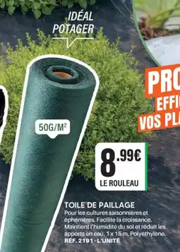 Shopix TOILE DE PAILLAGE offre