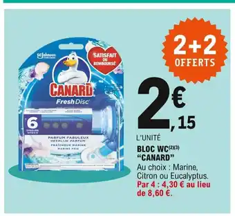 E.Leclerc Bloc Wc "Canard" offre