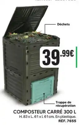 Shopix COMPOSTEUR CARRÉ offre
