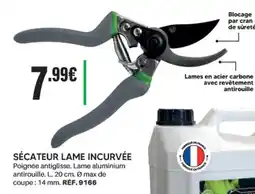 Shopix SÉCATEUR LAME INCURVÉE offre