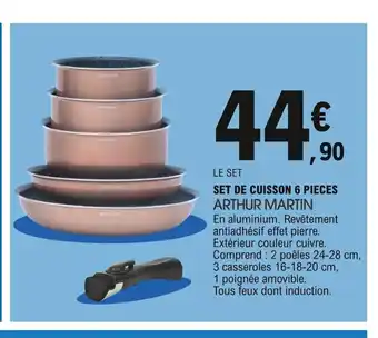 E.Leclerc Set De Cuisson 6 Pieces offre