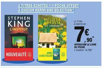 E.Leclerc Opèration Le Livre De Poche offre