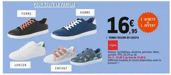 Tennis Velcro Ou Lacets